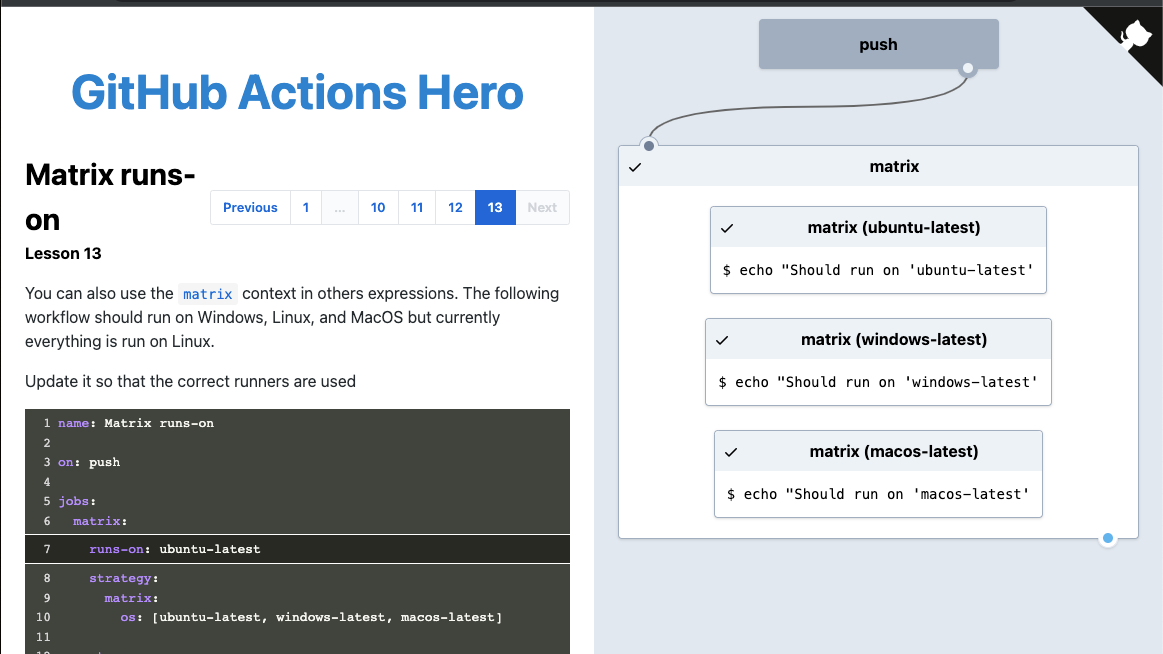 GitHub Actions Hero